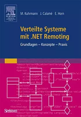 Couverture du produit · Verteilte Systeme mit .NET Remoting: Grundlagen - Konzepte - Praxis