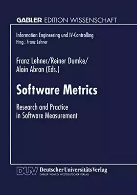 Couverture du produit · Software Metrics: Research And Practice In Software Measurement (Information Engineering Und Iv-Controlling) (German Edition)
