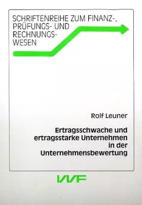 Couverture du produit · Ertragsschwache und ertragsstarke Unternehmen in der Unternehmensbewertung