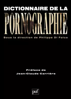 Couverture du produit · Dictionnaire de la pornographie