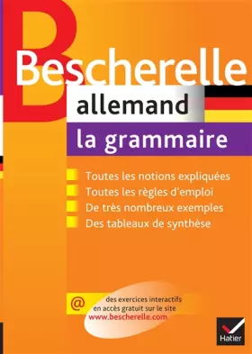 Couverture du produit · Allemand : La grammaire