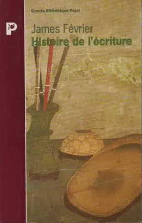 Couverture du produit · Histoire de l'écriture