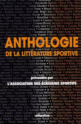 Couverture du produit · Anthologie de la littérature sportive