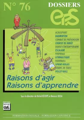 Couverture du produit · Raisons d'agir, raisons d'apprendre