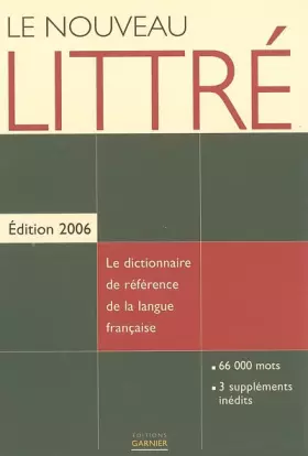 Couverture du produit · Le nouveau Littré