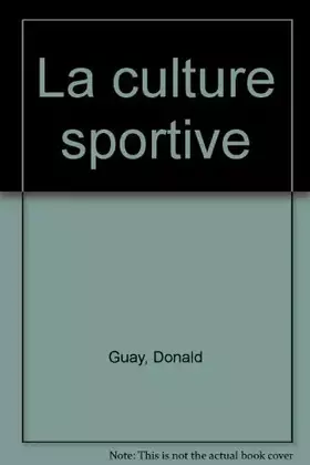 Couverture du produit · La Culture sportive