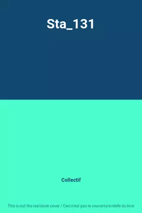 Couverture du produit · Sta_131