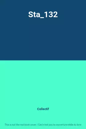 Couverture du produit · Sta_132