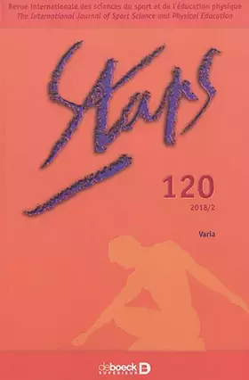 Couverture du produit · Staps 2018/2 - Varia