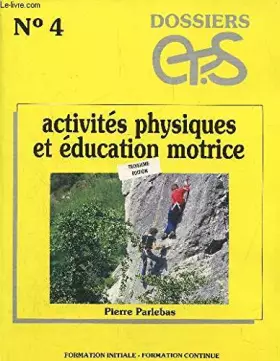 Couverture du produit · Activités physiques et éducation motrice