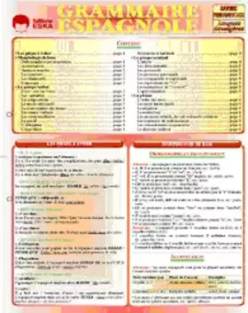 Couverture du produit · GRAMMAIRE ESPAGNOLE