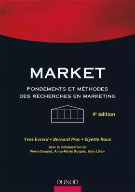 Couverture du produit · Market : Fondements et méthodes des recherches en marketing