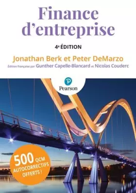 Couverture du produit · Finance d'entreprise 4e édition + QCM