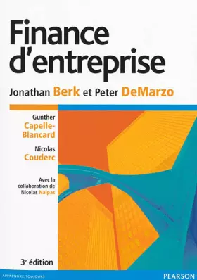Couverture du produit · Finance d'entreprise 3e édition