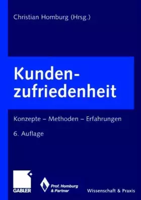 Couverture du produit · Kundenzufriedenheit: Konzepte - Methoden - Erfahrungen