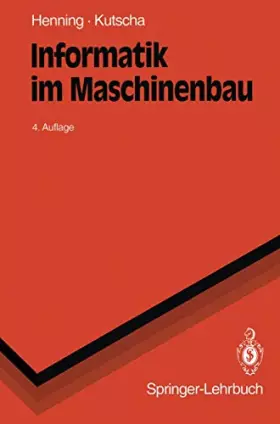 Couverture du produit · Informatik im Maschinenbau (Springer-Lehrbuch)