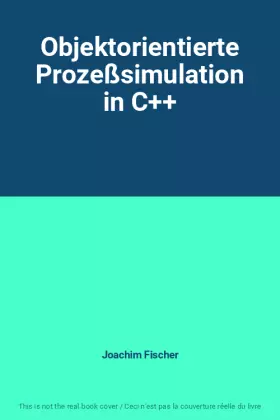 Couverture du produit · Objektorientierte Prozeßsimulation in C++
