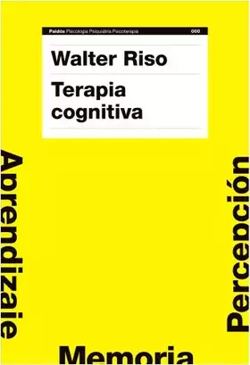 Couverture du produit · Terapia cognitiva: 1 (Psicología Psiquiatría Psicoterapia)