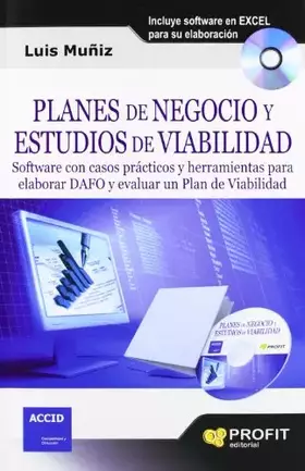 Couverture du produit · Planes de negocio y estudios de viabilidad: Software con casos prácticos y herramientas para elaborar DAFO y evaluar un Plan de