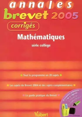 Couverture du produit · Mathématiques: Série collège, corrigés