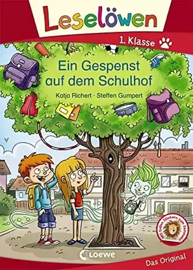 Couverture du produit · Leselöwen 1. Klasse - Ein Gespenst auf dem Schulhof: Erstlesebuch für Kinder ab 6 Jahre