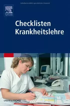Couverture du produit · Checklisten Krankheitslehre