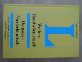 Couverture du produit · Deutsch - Niederländisch. Wolters Handwörterbuch. Langenscheidt. Rund 110 000 Stichwörter und Wendungen