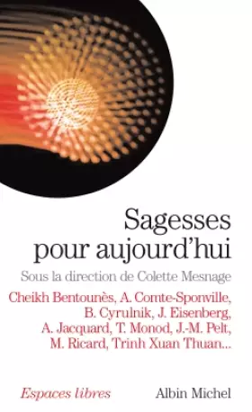 Couverture du produit · Sagesses pour aujourd'hui: Entretiens réalisés par Colette Mesnage