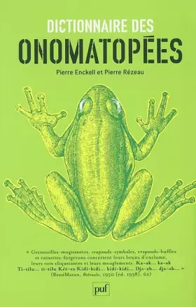 Couverture du produit · Dictionnaire des onomatopées