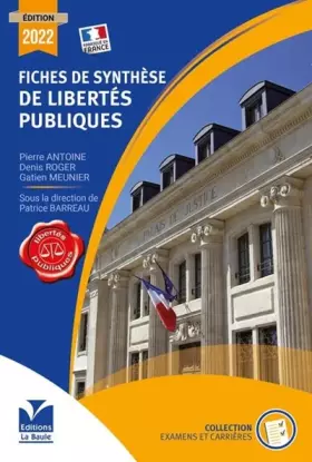 Couverture du produit · Fiches de synthèse de libertés publiques