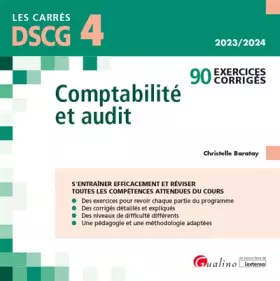 Couverture du produit · DSCG 4 - Exercices corrigés - Comptabilité et audit: 90 exercices corrigés (2023-2024)