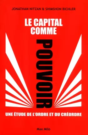 Couverture du produit · CAPITAL COMME POUVOIR - ETUDE