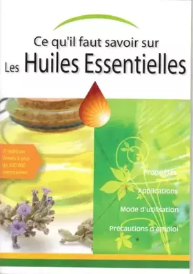 Couverture du produit · Connaître l'essentiel sur les huiles essentielles