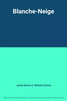 Couverture du produit · Blanche-Neige