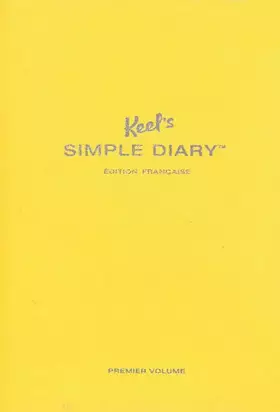 Couverture du produit · Keel's Simple Diary Premier Volume (jaune): VA
