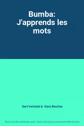 Couverture du produit · Bumba: J'apprends les mots