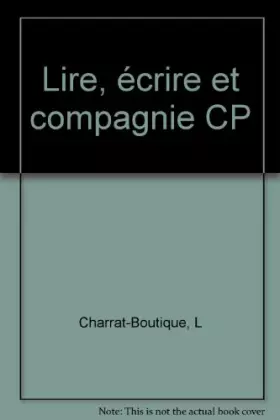 Couverture du produit · Lire, écrire et compagnie CP