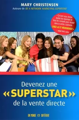 Couverture du produit · Devenez une superstar de la vente directe