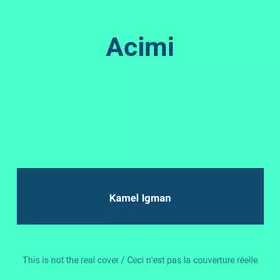 Couverture du produit · Acimi