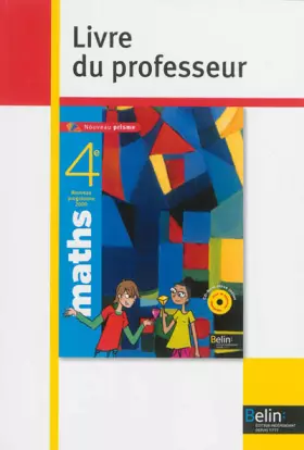 Couverture du produit · Maths - 4e: Livre du professeur