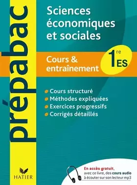 Couverture du produit · Sciences économiques et sociales 1e ES