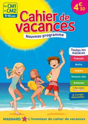 Couverture du produit · Cahier de vacances - Du CM1 au CM2 - 9-10 ans