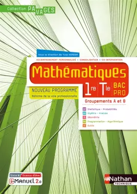 Couverture du produit · Mathématiques - 1re/Tle Bac Pro - Groupements A et B