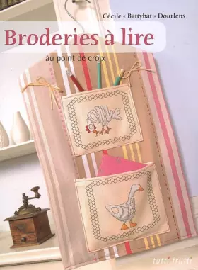 Couverture du produit · Broderie à lire : Au point de croix
