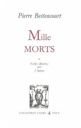Couverture du produit · Mille morts