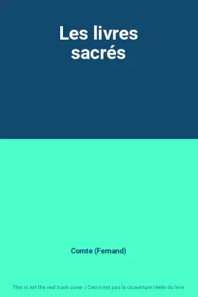 Couverture du produit · Les livres sacrés