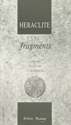 Couverture du produit · Hérachite d'Ephèse