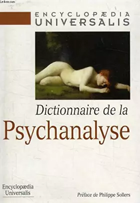 Couverture du produit · Dictionnaire de la psychanalyse