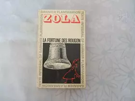 Couverture du produit · EMILE ZOLA//LA FORTUNE DES ROUGON//CHRONOLOGIE ET INTRODUCTION PAR ROBERT RICATTE PROFESSEUR A LA SORBONNE//GARNIER - FLAMMARIO