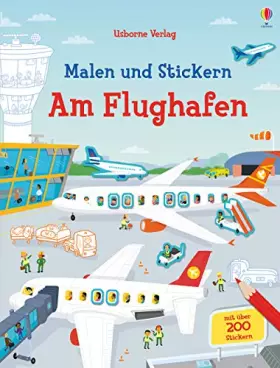 Couverture du produit · Malen und Stickern: Am Flughafen